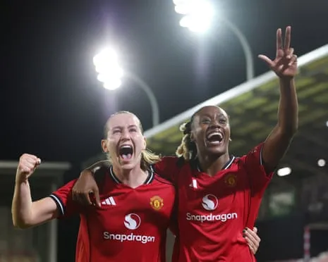 E. Terland's Hat-Trick Sends Manchester United Into Women's Champions League Main Draw