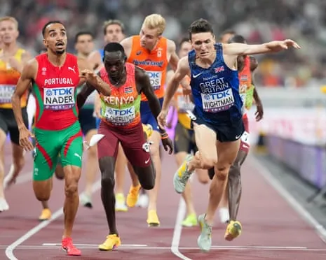 Great Britain's Wightman Narrowly Misses Gold as Portuguese Isaac Nader Takes Stunning 1500m Title