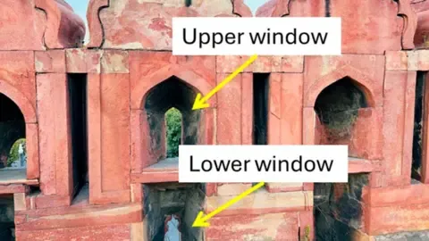 The capital's polluted atmosphere is turning the renowned Red Fort dark, research indicates